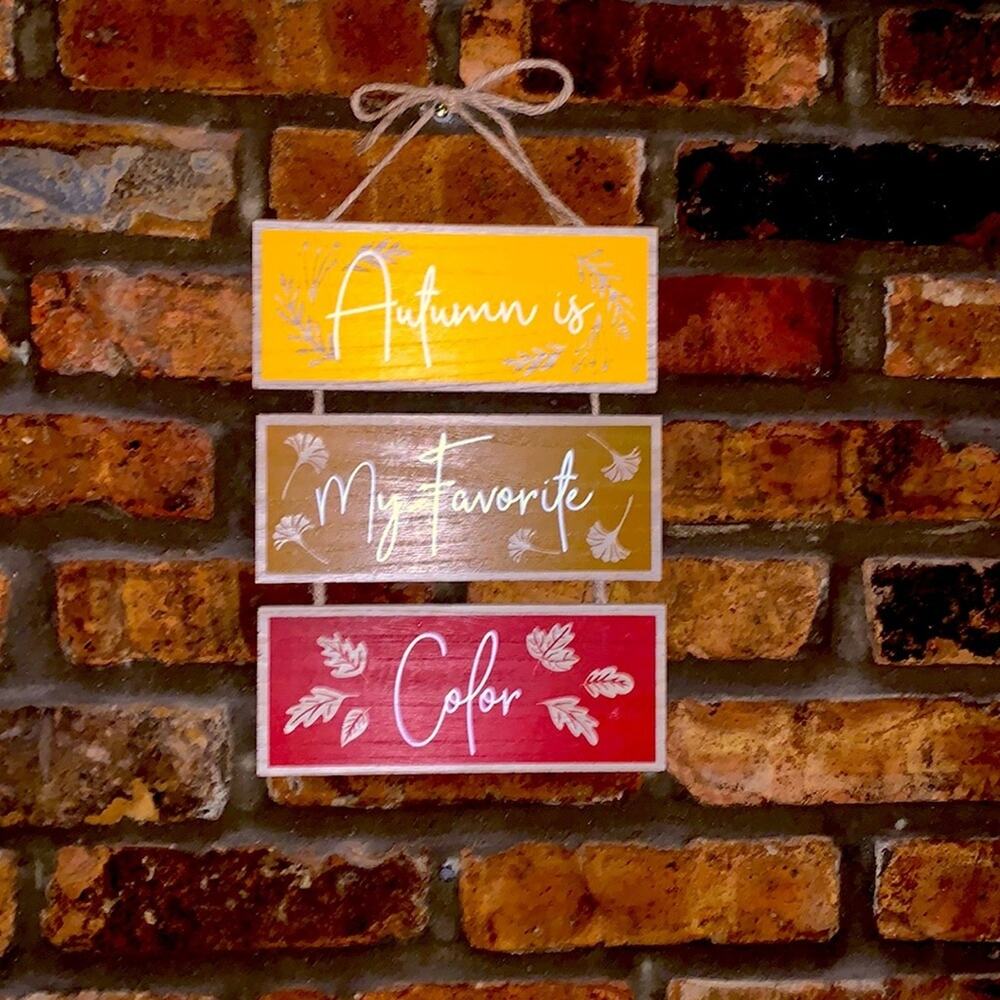 Autumn Wall Hanging Accent Decor